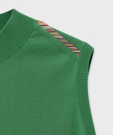 Paul Smith パイピングストライプ ノースリーブ ニット
