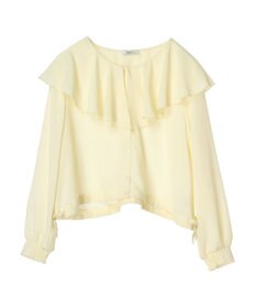 earth music&ecology ラッフルシアードロストブラウス