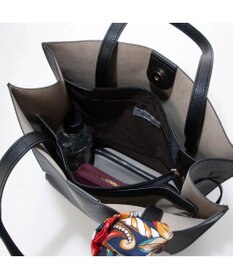 UNBILLION cachecache ビッグスカーフ付きサイド結びトート