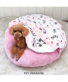 PET PARADISE ディズニー ミニーマウス 遠赤外線 くつろぎマット (直径75cm)