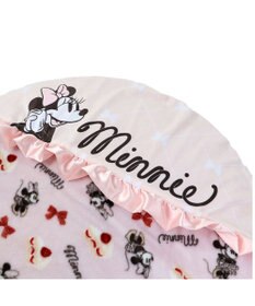 PET PARADISE ディズニー ミニーマウス 遠赤外線 くつろぎマット (直径75cm)