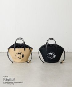 russet 【2025SS】《PEANUTS×russetコラボ第二弾》カゴトートバッグ小(CE-1515)