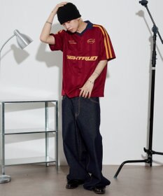 WEGO 【ユニセックス着用ITEM/MLサイズ展開】ラインゲームロゴT（SS）