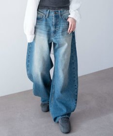 WEGO ワイドカーブデニムパンツ