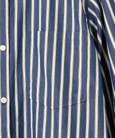 J.PRESS YORK STREET 【WOMEN】ワンウォッシュ ストライプ シャツワンピース