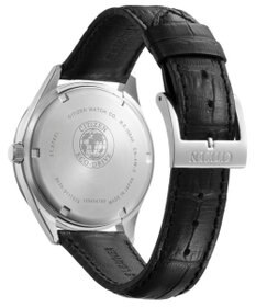 CITIZEN 【ギフトに】シチズン 上品なブルー文字板 日本製 電池交換いらず / オンオフで使える ビジネス 就活