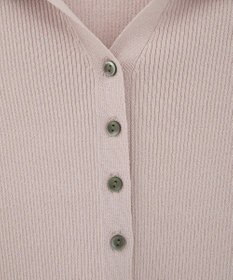 earth music&ecology 【接触冷感】襟付きニットカーディガン