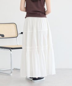 earth music&ecology ティアードギャザースカート