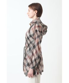 DAKS ハウスチェックシアー リップルコート