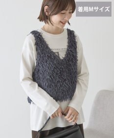 AMERICAN HOLIC 【選べる丈】フェザーVネックベスト