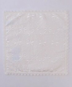 TOCCA FIVE PETALS GAUZECHIEF ハンカチ ホワイト系
