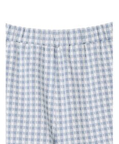 earth music&ecology チェックフレアイージーパンツ