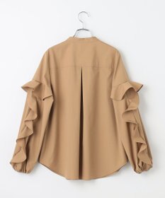 #Newans 【ANSWER for Co-Creation】フリルスリーブバンドカラーブラウス