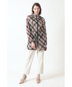 DAKS ハウスチェックシアー リップルコート