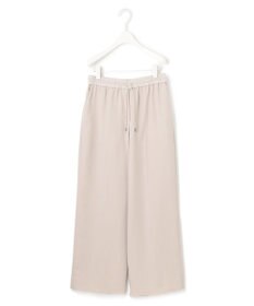 ICB L 【新色追加・UVケア・接触冷感・速乾・防シワ・洗える】 FluidBackSatin  ワイドパンツ