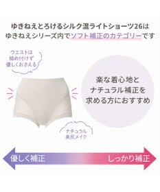 BRADELIS New York 【Yukine inc. 】　ゆきねえとろけるシルク混ライトショーツ26 ブラデリス  深め 補正下着 補整