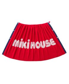 MIKI HOUSE HOT BISCUITS 【ミキハウス】 スナップ付ビーチタオル