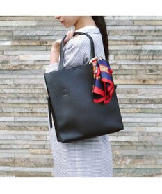 UNBILLION cachecache ビッグスカーフ付きサイド結びトート