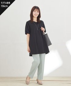 Tiaclasse 【おのののかさん着用】「サマケア」バックヨークフリルチュニック