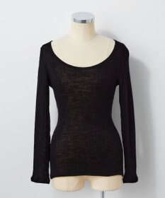 TOQUE 〈大草直子さんアドバイザー〉ロイヤルベビーアルパカ針抜きスムスインナートップス