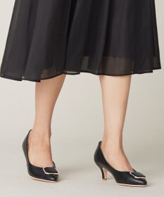 ANY SIS 【22.5cm~24.5cm】スクエアストーン パンプス