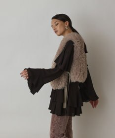 GRACE CONTINENTAL ショ－トファ－ジレ