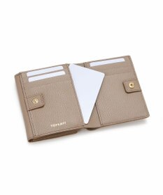 TOPKAPI 【TOPKAPI】gemdrops ジェムドロップ ミニエンボスレザー 天然石 二つ折り 財布