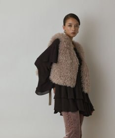 GRACE CONTINENTAL ショ－トファ－ジレ