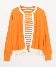 ANY ツインニットセット（ノースリーブニット＋カーディガン）