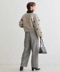 Green Parks ・ｓｗｉｎｇ　ｂｙ　メニーリボンニットカーディガン