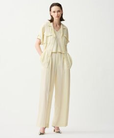 uncrave ドレープツイル Vネックトップス