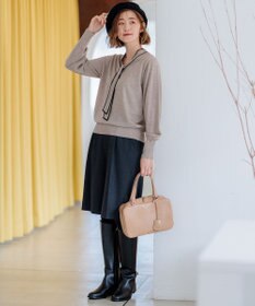 23区 【CLASSY.10月号掲載/洗える】TWマットクロス ハーフパンツ