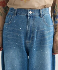 Green Parks ・ＥＬＥＮＣＡＲＥ　ＤＵＥ　ラインストーンデニム