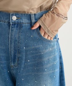 Green Parks ・ＥＬＥＮＣＡＲＥ　ＤＵＥ　ラインストーンデニム