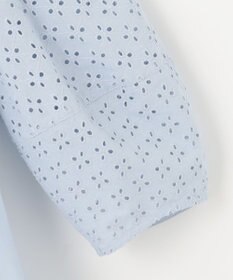 組曲 【WEB限定色あり】レースコンビシャーティング ブラウス