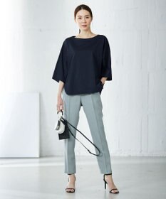 ICB L 【新色追加・洗える】 FluidBackSatin ドロストパンツ