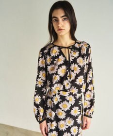 GRACE CONTINENTAL マーガレットフラワープリントブラウス