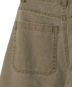 WEGO ヴィンテージウォッシュダックダブルニーバギーパンツ