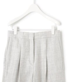 ICB 【日本製】トリアセリネンシャイニーツイル ワイドパンツ