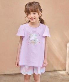 ANY KIDS 【温度で色が変わる】接触冷感 しろくま ミラクルプリント Tシャツ