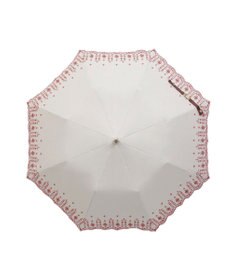 MOONBAT POLO RALPH LAUREN（ポロ ラルフローレン）晴雨兼用日傘 フローラル刺繍 折りたたみ傘 楽折 遮光 遮熱 UV