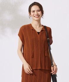 自由区 【カタログ掲載・セットアップ対応・洗える】シアーコイルプルオーバー ニット