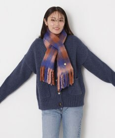 MOONBAT PAUL&JOE ACCESSOIRES(ポール&ジョー) ボリュームマフラー ブロックチェック