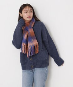 MOONBAT PAUL&JOE ACCESSOIRES(ポール&ジョー) ボリュームマフラー ブロックチェック