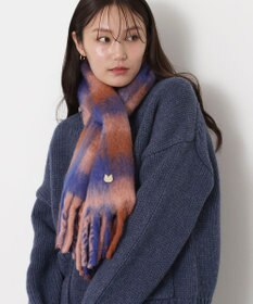 MOONBAT PAUL&JOE ACCESSOIRES(ポール&ジョー) ボリュームマフラー ブロックチェック