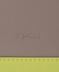 Y'SACCS ナイロン×リサイクルレザー　コンビマルチトート