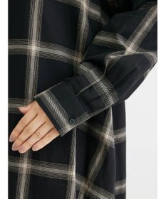 Green Parks ビエラチェックシャツワンピース