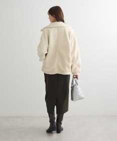 Green Parks リバーシブルコンビボアブルゾン