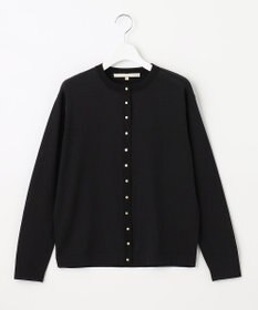 自由区 【XSサイズ～/洗える/セット可】シャインハイゲージ カーディガン