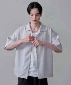 WEGO 【速乾/しわになりにくい/MLサイズ展開】ドライポリオープンカラーシャツ（SS）